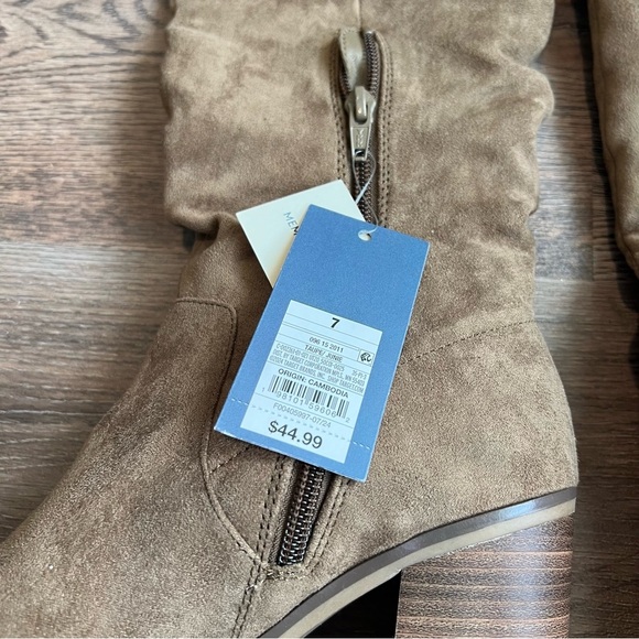 Women's Junie Tall Boots - Universal Thread™ Taupe 7 - Picture 5 of 5